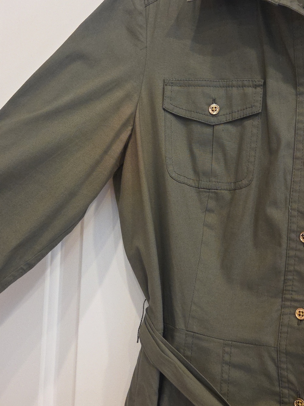 Lauren Ralph Lauren Utility Shirt Dress Size 12 - Picture 6 of 9